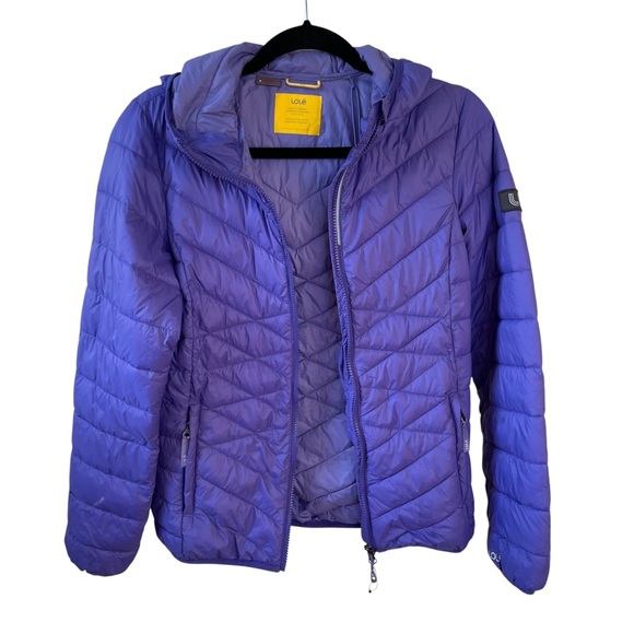 Lole Kids Winter Packable Purple Puffer Jacket - Picture 5 of 7